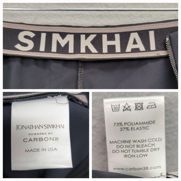 JONATHAN SIMKHAI CARBON 38,FLARE LEG CROP PANTS, SIZE ??? - Picture 5 of 8